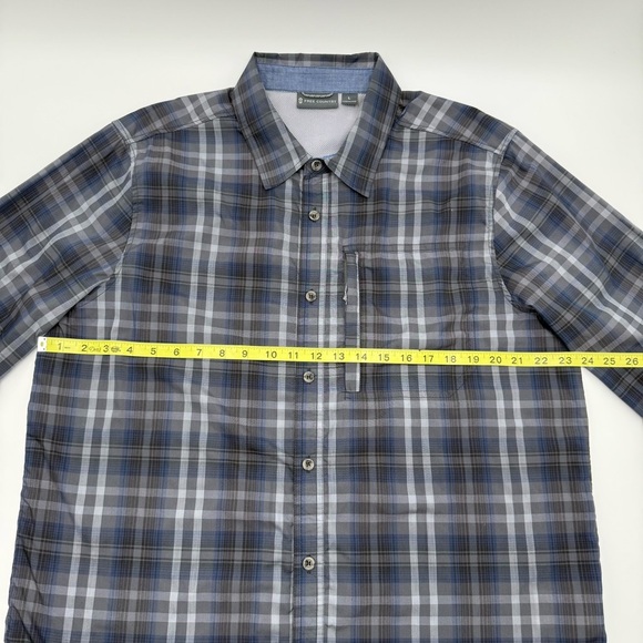 Free Country Men’s Excursion Roll Tab Hiking Performance Button Down Shirt Large - Picture 12 of 13